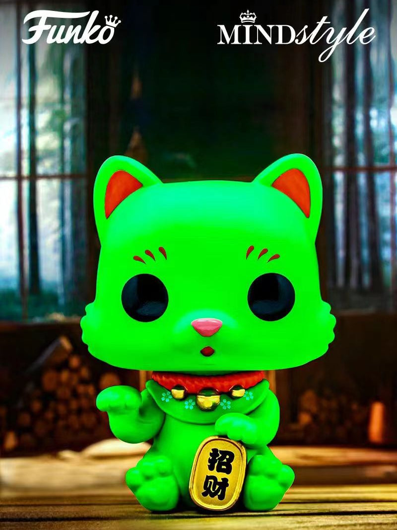 Mô hình Funko Pop ASIA / Lucky Cat /Green #190 mindstyle (fullbox real Mô hình Funko Pop ASIA / Lucky Cat /Green #190 mindstyle (fullbox real