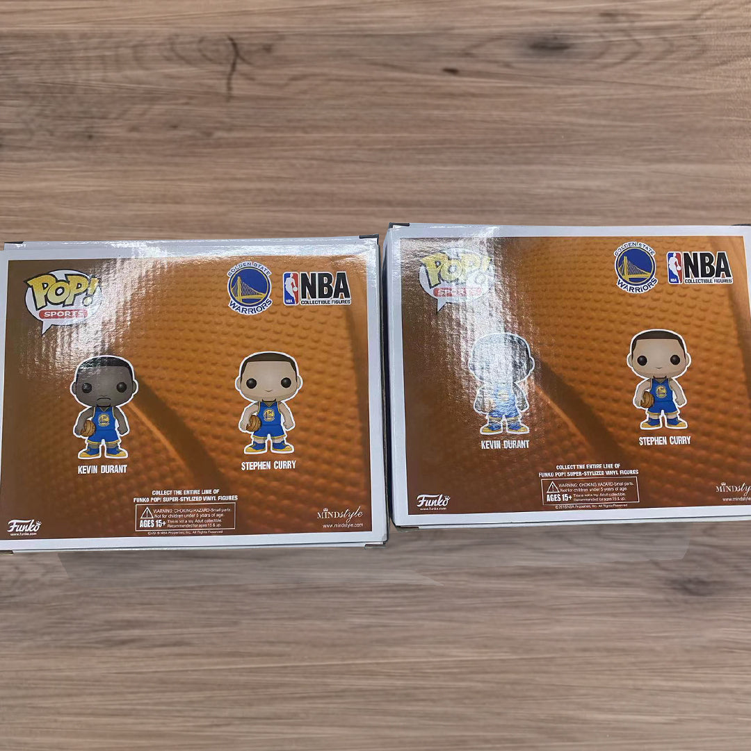 Funko POP Sports NBA Kevin Durant & Stephen Curry 2-Pack Asia Exclusive