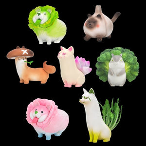 [dodowo] Anime GK Vegetables fairy Vegetable dog figures