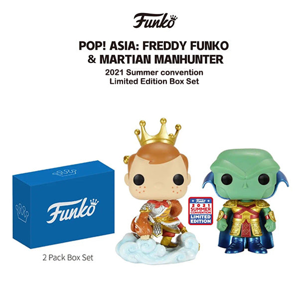 [Funko] POP Asia Freddy Funko As Monkey King and Martian Manhunter - 2 pack [Limited Edition]
